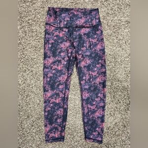 Zyia Active Red Smokey Hendrix Luxe Leggings Size 6 - 8